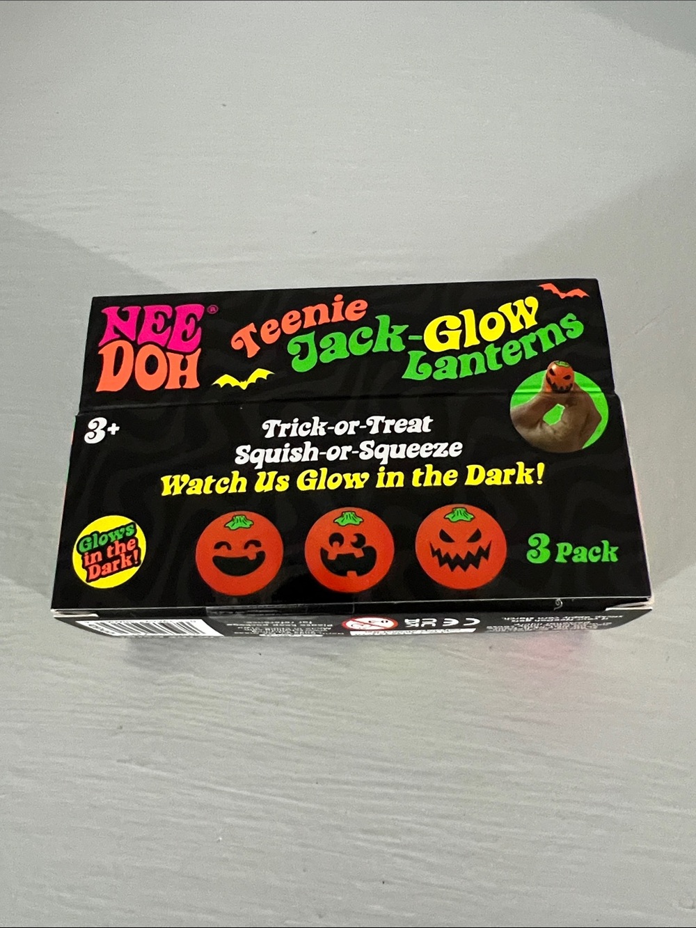 NeeDoh teenie jack glow lanterns (authentic) Halloween - Picture 3 of 5